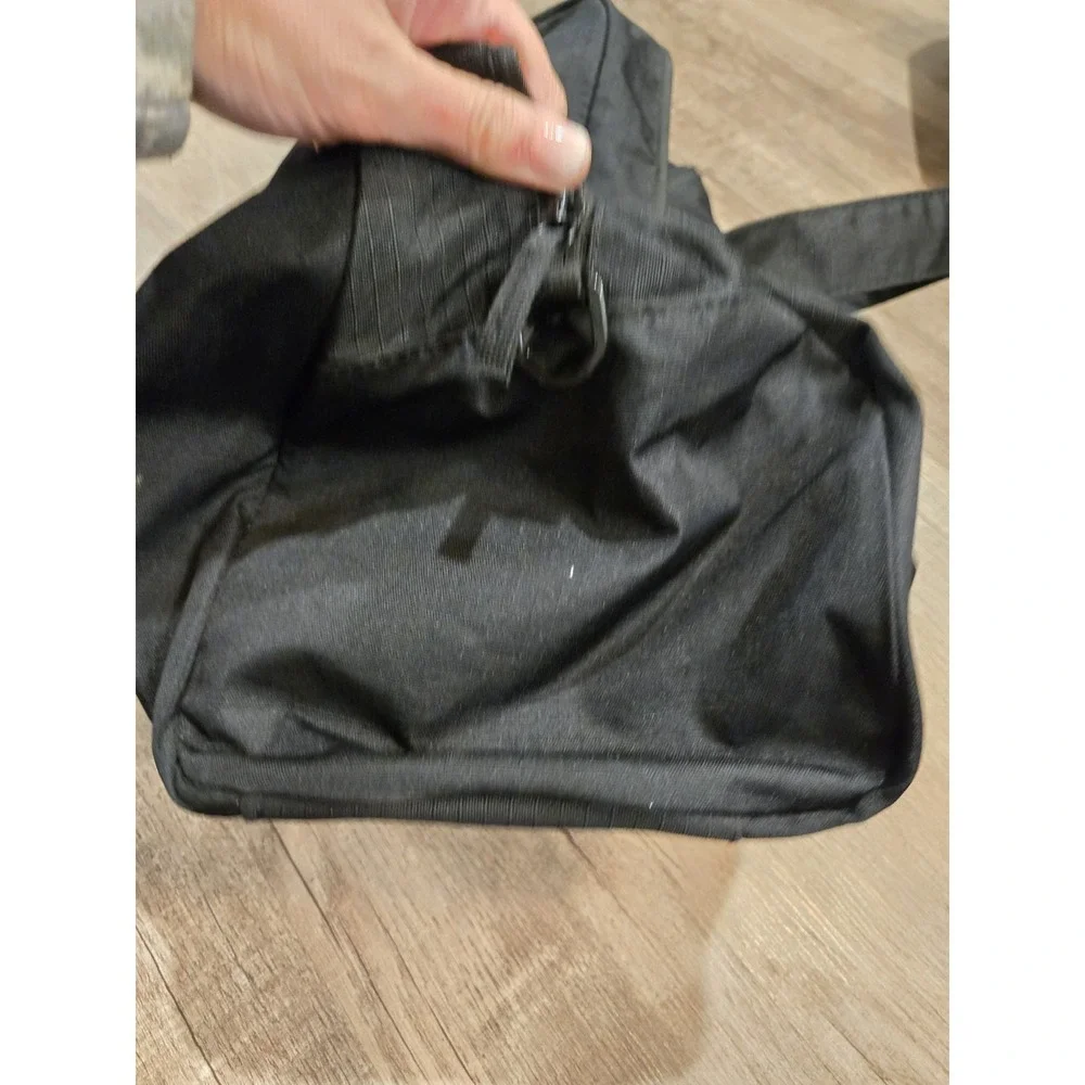 Black Nike Gym Duffle Embroidered Symbol